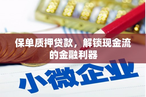 邵阳县保单质押贷款，解锁现金流的金融利器