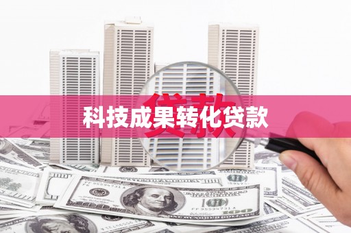 邵阳县科技成果转化贷款