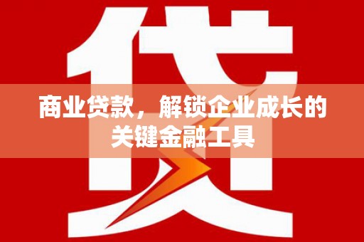 邵阳县商业贷款，解锁企业成长的关键金融工具
