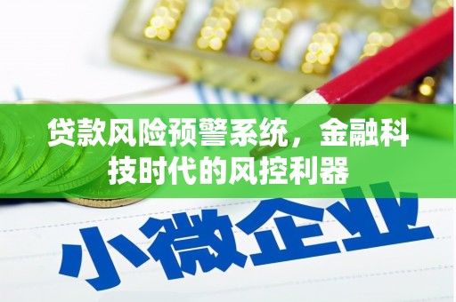 邵阳县贷款风险预警系统，金融科技时代的风控利器