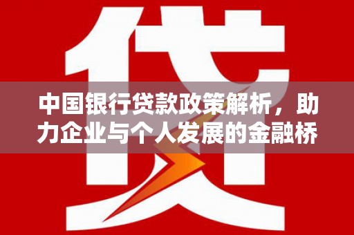 邵阳县中国银行贷款政策解析，助力企业与个人发展的金融桥梁