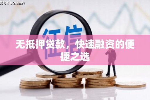 邵阳县无抵押贷款，快速融资的便捷之选