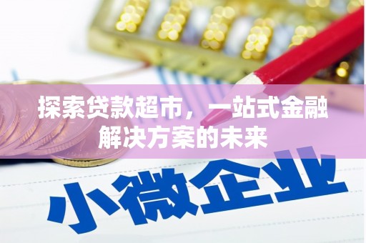 邵阳县探索贷款超市，一站式金融解决方案的未来