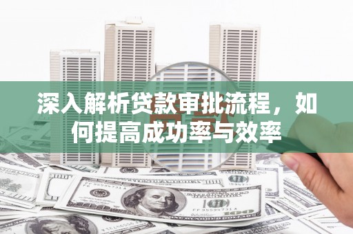 邵阳县深入解析贷款审批流程，如何提高成功率与效率