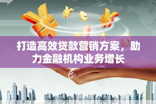 邵阳县打造高效贷款营销方案，助力金融机构业务增长