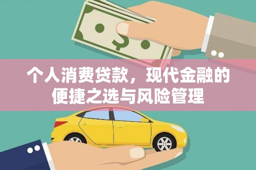 邵阳县个人消费贷款，现代金融的便捷之选与风险管理