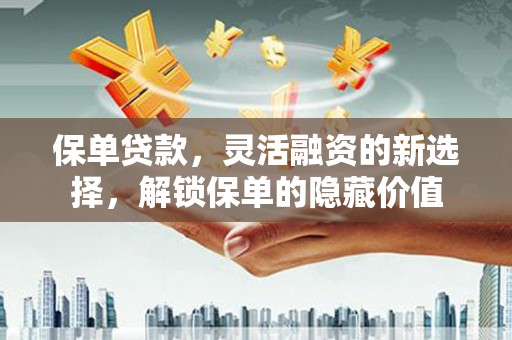 邵阳县保单贷款，灵活融资的新选择，解锁保单的隐藏价值
