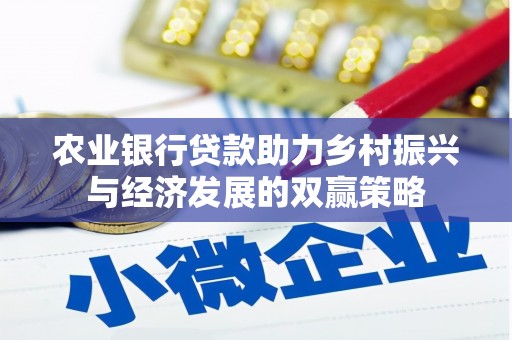 邵阳县农业银行贷款助力乡村振兴与经济发展的双赢策略