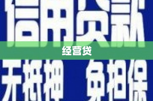 邵阳县经营贷