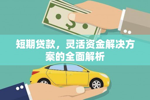 邵阳县短期贷款，灵活资金解决方案的全面解析
