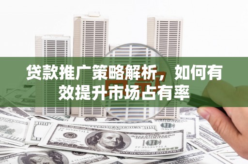 邵阳县贷款推广策略解析，如何有效提升市场占有率