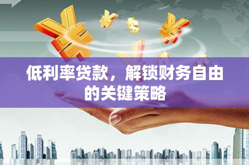 邵阳县低利率贷款，解锁财务自由的关键策略