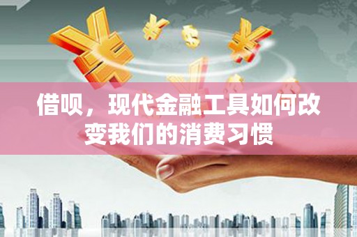 邵阳县借呗，现代金融工具如何改变我们的消费习惯