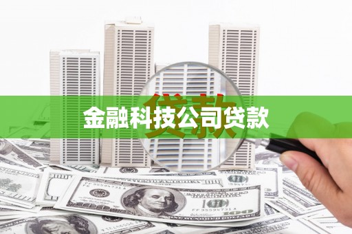邵阳县金融科技公司贷款