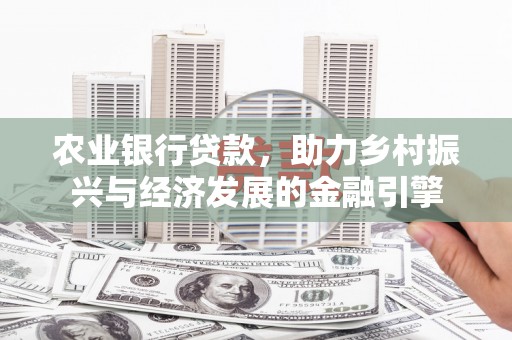 邵阳县农业银行贷款，助力乡村振兴与经济发展的金融引擎
