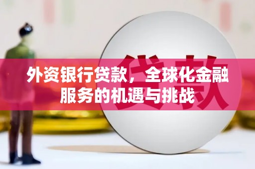 邵阳县外资银行贷款，全球化金融服务的机遇与挑战