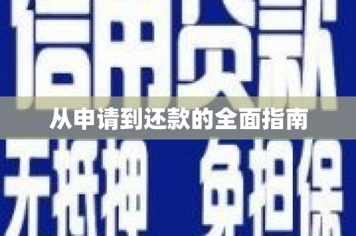 邵阳县从申请到还款的全面指南