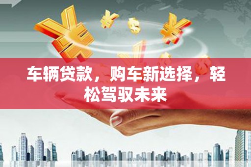 邵阳县车辆贷款，购车新选择，轻松驾驭未来
