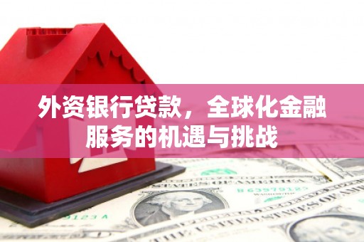 邵阳县外资银行贷款，全球化金融服务的机遇与挑战