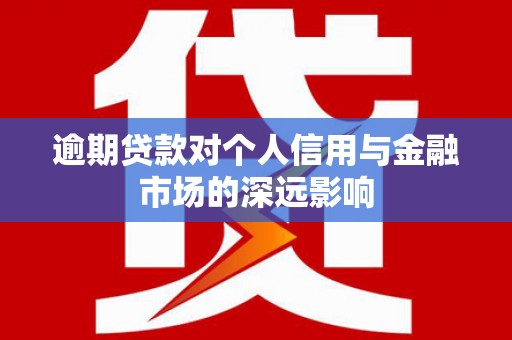 邵阳县逾期贷款对个人信用与金融市场的深远影响