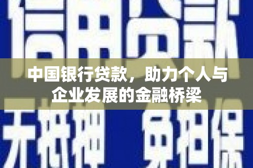 邵阳县中国银行贷款，助力个人与企业发展的金融桥梁