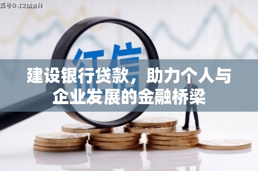 邵阳县建设银行贷款，助力个人与企业发展的金融桥梁
