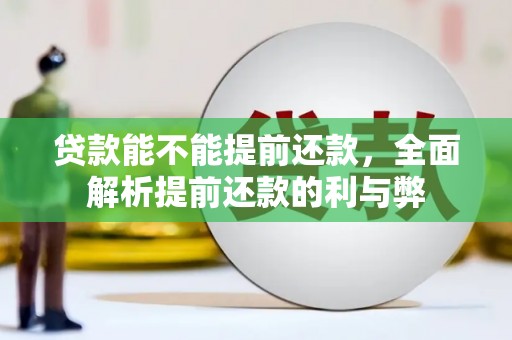 邵阳县贷款能不能提前还款，全面解析提前还款的利与弊