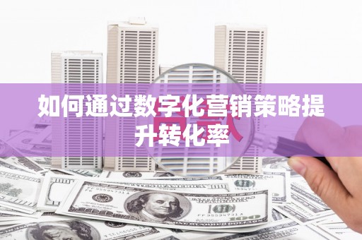 邵阳县如何通过数字化营销策略提升转化率