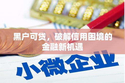邵阳县黑户可贷，破解信用困境的金融新机遇