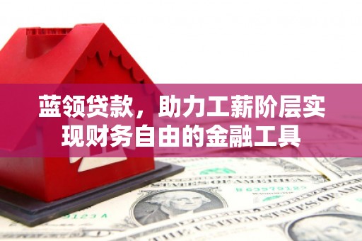 邵阳县蓝领贷款，助力工薪阶层实现财务自由的金融工具