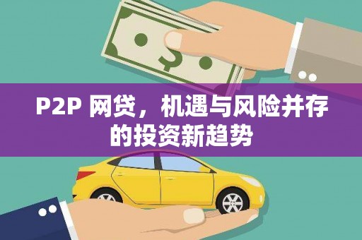 邵阳县P2P 网贷，机遇与风险并存的投资新趋势