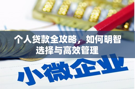 邵阳县个人贷款全攻略，如何明智选择与高效管理