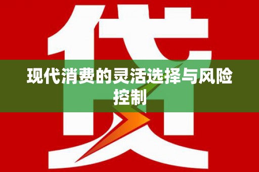邵阳县现代消费的灵活选择与风险控制