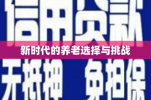 邵阳县新时代的养老选择与挑战