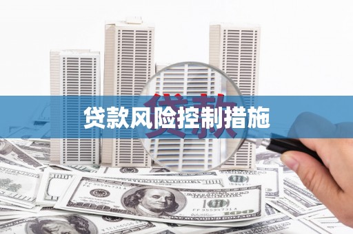 邵阳县贷款风险控制措施