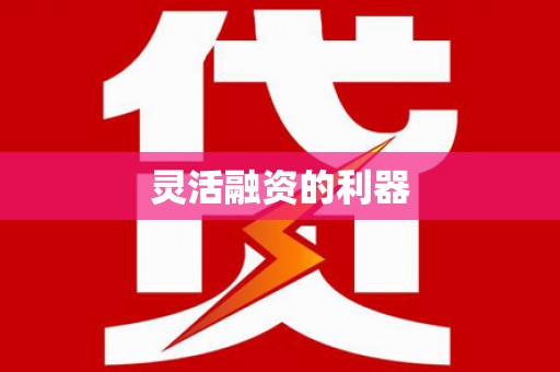 邵阳县灵活融资的利器