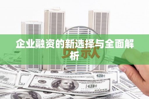 邵阳县企业融资的新选择与全面解析