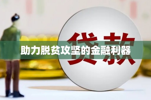 邵阳县助力脱贫攻坚的金融利器