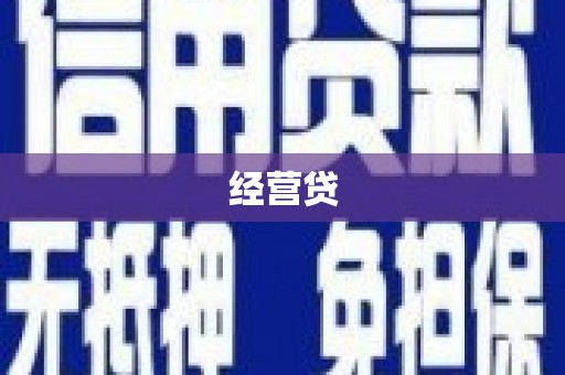 邵阳县经营贷